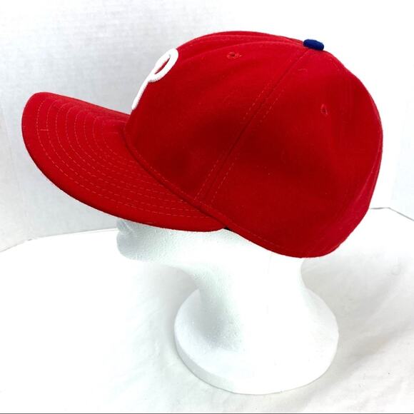 Phillies New Era MLB Official On Field Cap Sz 7.5 - Picture 2 of 8